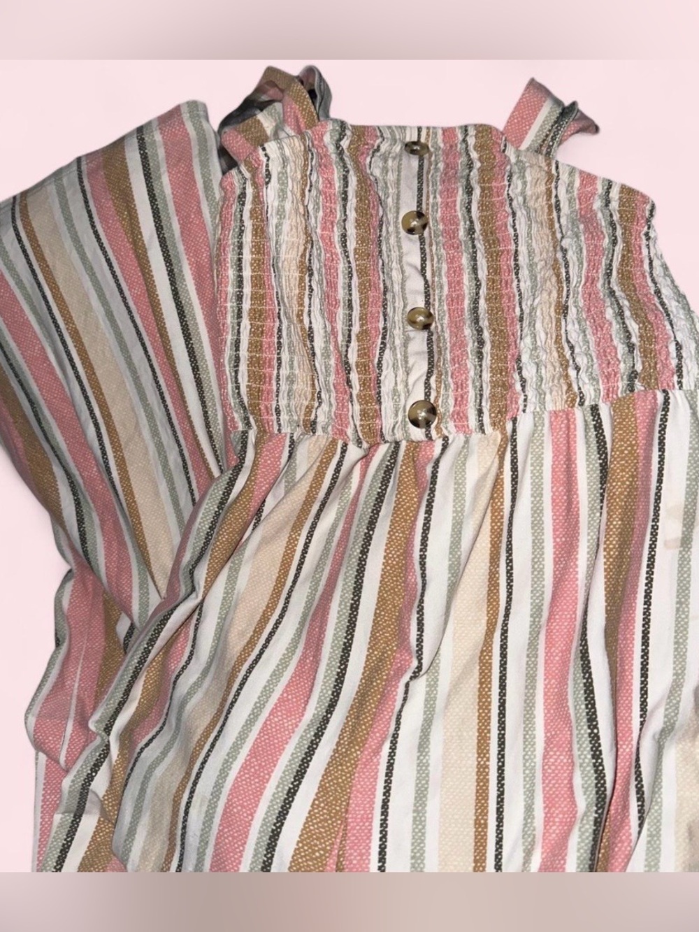No Boundaries Multicolor Striped Jumpsuit